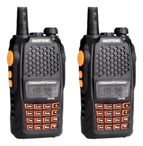 2 Rádio Comunicadores Baofeng Uv-6r Ht Dual Band Uhf/vhf Fm 