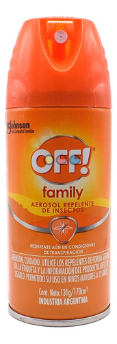 Repelente Off En Aerosol