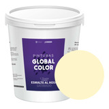 Esmalte Al Agua Satinado Global Color, Tineta, Amarillo Ocre