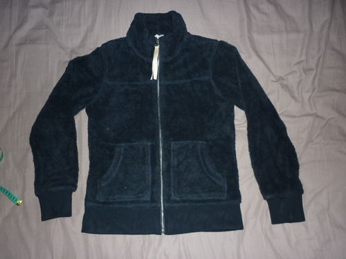 E Campera Dama Polar adidas Talle S Azul Art 15285