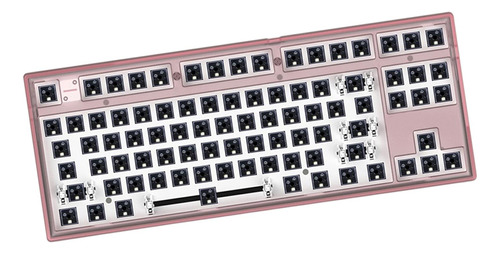 Mk870 Translúcido 87 Teclas Teclado Rgb Hotswap De