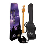 Bajo Precision Sx Fpb-57 Maple Bk Con Funda 