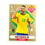 Figurinha Legend Neymar Ouro Gold Copa 2022