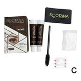 Henna Rootana Profesional Tinte De Cejas Y Pestañas Mini Kit