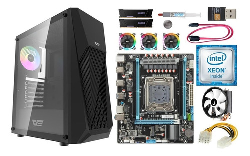 Kit Gamer X99 Xeon E5 2670v3/ 16gb/ Cooler + Gabinete