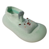 Zapatos Antideslizante Tipo Media Suela En Silicona Bebés