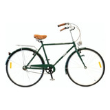 Bicicleta De Paseo Rod 28 Vintage Verde Aluminio Mundo Gym
