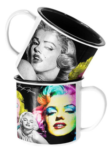 Taza Enlozada Lechera Marilyn Monroe Vintage