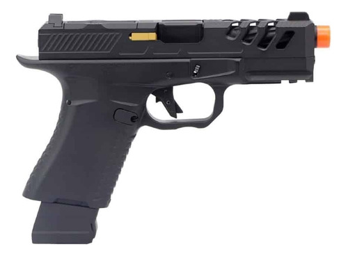 Airsoft Pistola Gbb Aps Fire Arms F1 Emg Glock Bsf-19 Black