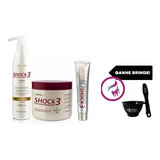 Kit Nutra Hair Shock3 Máscara Shampoo E Complexo Finalizador