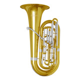 Tuba 3/4 Bb 04 Pistos Frontais - Quasar Qtu702l