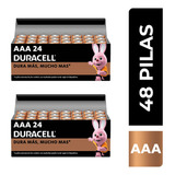 Kit Con 48 Pilas Aaa Duracell, Alcalinas, 1.5v, Más Duración