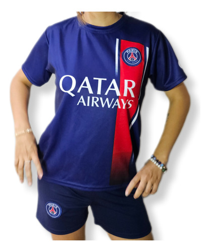 Playera Niño Futbol Paris Con Short