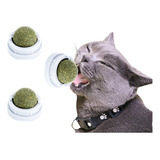 X3 Bola Hierba Gatera Catnip Snack  Gatos Bola Adhesiva Cat
