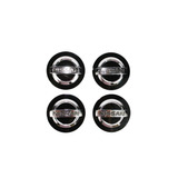 4 Tapones Copa Polveras Rin Negro Sentra 2007 A 2012 Orig