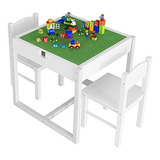 Juego De Mesa De Actividades Para Niños 2 En 1 4nm Y 2 Sill