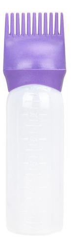 6 Botella Aplicadora De Peine De Raíz De 120 Ml, Púrpura