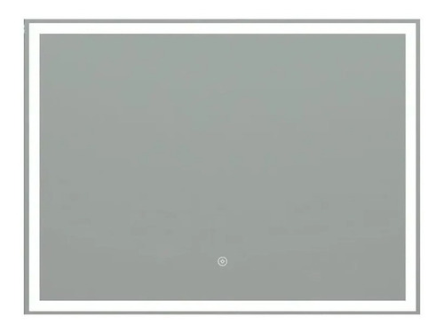 Espejo Rectangular Horizontal Led Táctil 80x60 Cm Marca Gloa