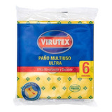 Paño Multiuso Ultra X6 Ultra Absorbente  Amarillo Virutex