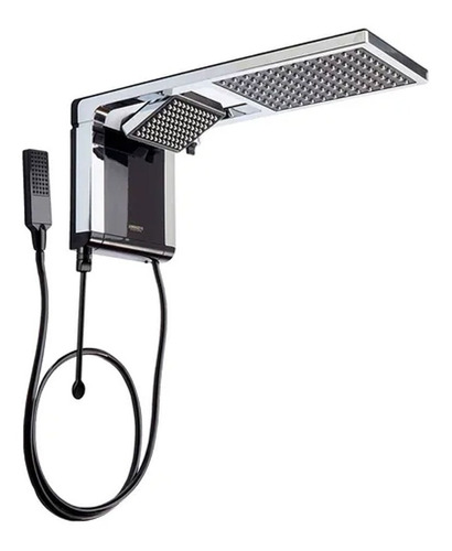 Chuveiro Acqua Duo Black Cromado 220 Ou 127v  Lorenzetti