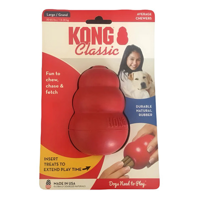 Pelota Kong Grande Tradicional (t1) Roja | Envío gratis