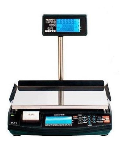 Balanza Electronica Kretz Aura 30 Kg Con Impresor De Ticket