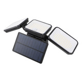 Sensor Solar De Movimiento Giratorio De 3 Cabezales Ip65 A P