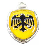 Emblema Para Cofre Vw Sedan Vocho Blazon Aguila Amarillo 1pz