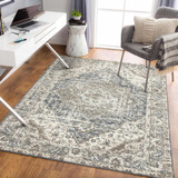 Alfombra Persa Vintage Gris Beige 160x235 68b Kreatex