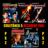 Mega Pack 5 Jogos Resident Evil - Ps2
