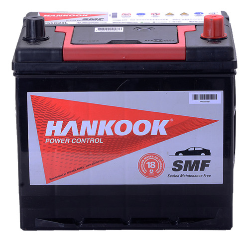 Batería De Auto Hankook Mf55d23l 60ah 550cca