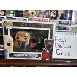 Funko Pop Daenerys Y Drogon Metálicos Game Of Thrones 