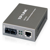 Convertidor De Medios Tp-link Fibra Monomodo Gigabit Mc210cs