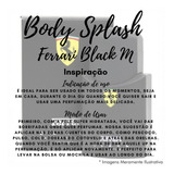 Body Splash Perfume Ferrarid Black M 100ml