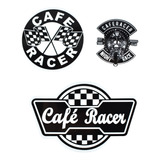 Set Calcomania Sticker Cafe Racer Motos Moto Auto Reflejante