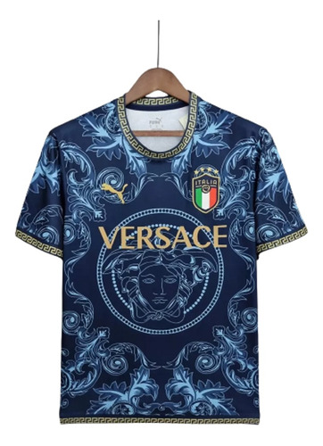 Camiseta Selección Italia Versace De Lujo Colección Futbol