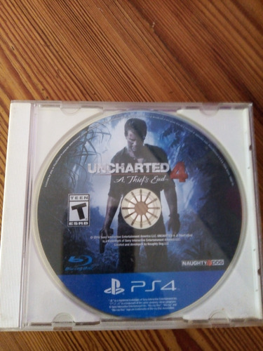 Uncharted 4: A Thief's End Standard Edition Ps4 Físico