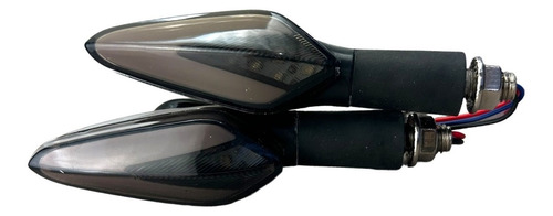 Direccional Para Moto 18 Led Flecha Flash Secuencial Bicolor