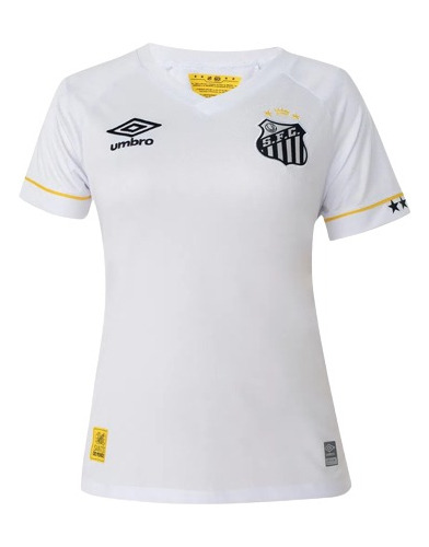 Camisa Do Santos Feminina 2023/24 Oficial Branca