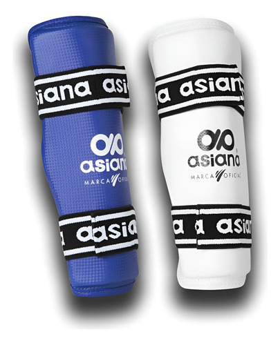 Espinillera Asiana Sin Empeine Taekwondo Blanco, Negro, Rojo | Envío gratis