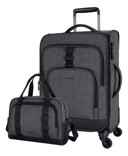 Bagsmart Set Maleta De Viaje De Mano Cabina + Bolso De Mano