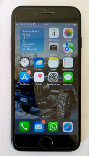  iPhone 7 128 Gb  Negro Mate En Caja 