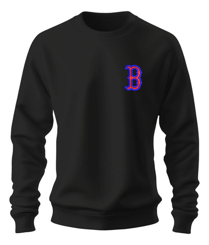 Sudadera Sweater Bordado Red Sox Boston Equipo Beisbol B