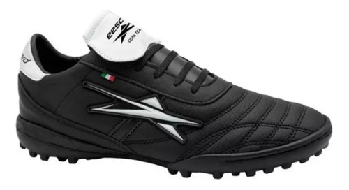 Tenis De Futbol Rapido Eescord Niño Mod 3040 Negro Infantil