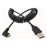 Cable Usb C En Espiral Usb 2 0 90 Grados Usb Tipo C 3a Cable