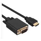 Adaptador Hdmi A Vga Con Cable De Audio De 1,8m 1080p