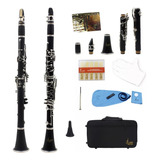 Clarinete Soprano De 17 Teclas Con Estuche Acolchado