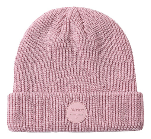 Gorro De Mujer Beanie Trendy Invierno Lana Colores Moda Logo