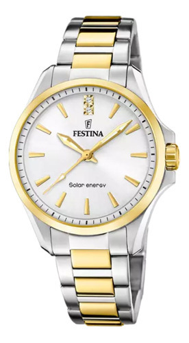 Reloj Para Mujer Festina Solar Energy F20655/2 Multicolor