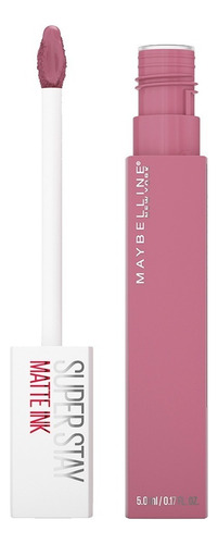 Labial Líquido Maybelline New York Superstay Matte Ink Acabado Mate Color 180 Pink Revolutionary